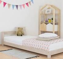 Lit enfant DREAMY 120 x 190 beige | Greenweez