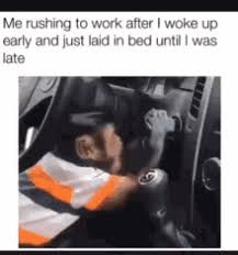 As soon as people saw baby yoda's. Late To Work Gifs Tenor