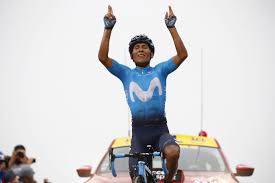 Nairo quintana, winner anacona y dayer quintana regresan a casa para continuar la cuarentena. Nairo Quintana Claims Second Career Tour De France Stage Win Movistar Team