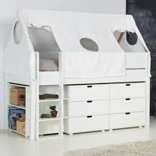 Manis H Kinderbett Odin Mit Rausfallschutz Himmel Zelt Sky Dannenfelser Kindermobel Bettzelt Kinder Bett Bett Kinderzimmer