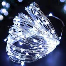 10ft 16 pack fairy lights cool white 30 leds waterproof outdoor copper wire string lights. Led String Light 10m 100 Leds Copper Wire Fairy Lights Battery Operated Yellow White Coloured At Rs 103 Piece String Light Id 22061603788