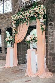 30 Coral Wedding Decor Ideas We Are Obsessed With Pacific Engagements Coral Wedding Decorations Coral Wedding Colors Wedding Drapery