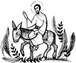 Palm Sunday Clipart Black And White Clip Art 1754221946 Jpg 1024 851 Palm Sunday Holy Week Cross Coloring Page