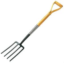 It is used for loosening, lifting and turning over soil in gardening and farming. Strapped Garden Fork