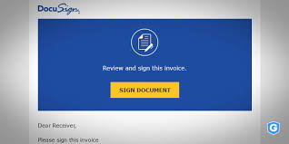 So, stop me if you've heard this one: Phishing Email You Received Invoice From Docusign Gatefy