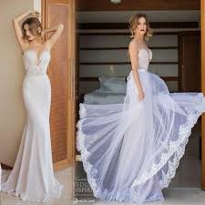 Wedding skirt, chiffon skirt, detachable wedding skirt, white chiffon skirt, wedding skirts, flowy wedding dress, beach wedding dress. 26 Beautiful Convertible Wedding Dresses Weddingomania