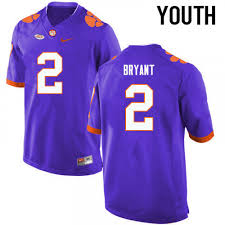 Youth Clemson Tigers 2 Kelly Bryant Purple Football Jersey Clemson Tigers Clemson Football Jerseys