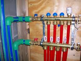 Radiant Heat Yellow Brass Reahau Manifold Branch 4 Radiant Floor Radiant Heat Radiant Floor Heating