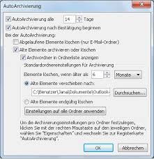 Check spelling or type a new query. Was Bedeuten Die Einstellungen Fur Autoarchivierung Outlook