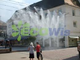 China Portable Outdoor Misting Cooling System China Patio Misting System Cool Patio Water Misting System