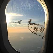 Artist Stephen Palladino Doodles On Plane Windows Every Time When He Gets The Window Seat Funpalstudio Illustrations Entertai Artist Plane Window Window Seat
