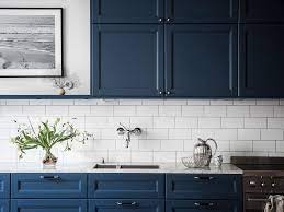 Cozy Home With A Blue Kitchen Coco Lapine Design Blue Kitchens Best Kitchen Cabinets White Kitchen Cabinets