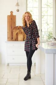 Tis The Season For Plaid Featuring J Jill S Plaid Double Cloth Long Tunic Clothes For Women Clothes Jjill