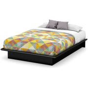 Store your linens, shoes and other bedroom items in six 18 deep drawers (three per. Kingfisher Lane King Platform Storage Bed With Floating Headboard Walmart Com Walmart Com