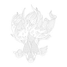 Search through 623,989 free printable colorings at getcolorings. Premium Vector Coloring Page For Adult Tropical Summer Pattern Background With Koi Fish And Lotos Flower