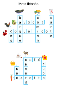 Les mots fléchés ou plus rarement mots flèches sont un jeu de lettres, cousin des mots croisés, dont le but consiste à placer des lettres de mots dans des cases d'une grille le plus souvent rectangulaire, mots trouvés grâce à des définitions placées dans la grille. Mots Fleches A Imprimer Apprendre A Lire