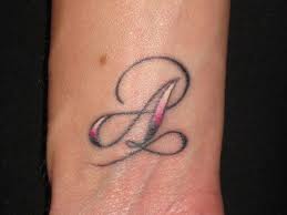His Tattoo 3 Initial Tattoo Initial Wrist Tattoos Tattoo Lettering