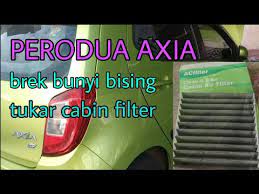 Dah tengok ke kereta perodua axia dengan facelift serba baru untuk 2017? Perodua Axia Masalah Brek Bunyi Bising Tukar Cabin Filter Youtube