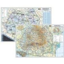 Organizarea administrativ teritoriala a romaniei harta. Harta Romania Harta Turistica Si Rutiera Huber Libraria Clb