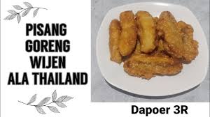 Tuang sedikit air secara bertahap. Pisang Goreng Wijen Ala Thailand Youtube
