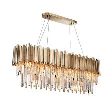Gold Plated Stainless Steel Crystal Led Modern Chandelier Contemporary Crystal Chandelier Dining Room Chandelier Gold Chandeliers Dining Room
