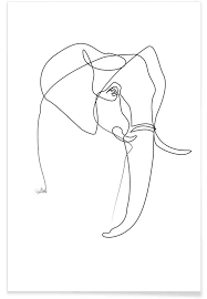 Check spelling or type a new query. Elephant Line Drawing Poster Juniqe