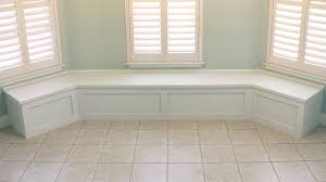 Bay window seat in kitchen. How To Build Bench Seating For Bay Window Nook Banquette Youtube