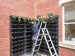 Build an easy indoor or outdoor wall planter ladder to hold terra cotta planters on your fence. Creative Living Wall Planter Ideas Design Your Own Vertical Garden