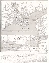 Sketch Map Of Constantinople Map World History Vintage World Maps
