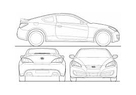 Test drive used hyundai genesis coupe at home from the top dealers in your area. Download Drawing Hyundai Genesis Coupe 2011 In Ai Pdf Png Svg Formats