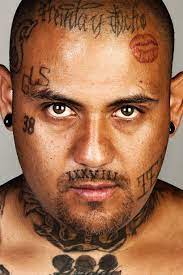 Powerful Portraits Of Ex Gang Members With Their Tattoos Digitally Removed Gang Tattoos Star Tattoos Tattoo Russian