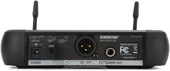 shure pgxd4 wireless receiver x8 band sweetwater