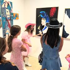 It brings my heart such joy to see my Gallerina, Valentina Marks, taking  her passion for art to the next level! Today's she's a Judge at the Bayou  City Art Festival in