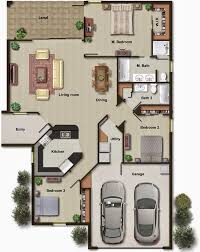 3d And 2d House Plans With Details House Layout Plans House Floor Plans Modern House Floor Plans