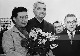 Simone De Beauvoir And Jean Paul Sartre Welcome By The Writer Simone De Beauvoir Jean Paul Sartre Jean Paul