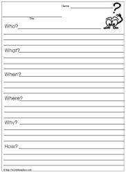Who What When Where Why How Worksheets Worksheets Math Addition Worksheets Current Events Worksheet Printable Worksheets