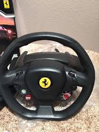 Check spelling or type a new query. Thrustmaster Ferrari 458 Italia Gaming Steering Wheel For Xbox 360 Amp Pc 1789678087