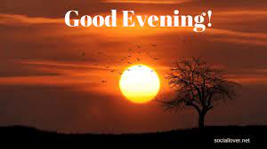 Good Evening Sun Tree Images Download Good Evening Good Evening Photos Evening Pictures