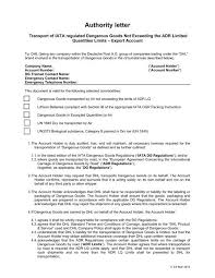 Including collection and deposition of money. Approval Authority Letter For Dry Ice Export Dhl