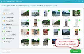 How to recover deleted pictures on android. In Order To Recover Deleted Pictures Using Gihosoft Android Data Recovery Software Data Recovery Photo Recovery Software Recover Deleted Photos