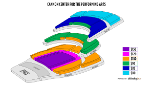 memphis cannon center for the performing arts mappa dei posti