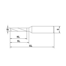 Beim ziehen eines zahns ist es wichtig, das zahnfach. Laumat Gmbh Vhm Fraser 3 Zahn 1 2mm 1 8 Sl 5 0mm