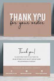 ❤ just try demo version before buying! 60 Business Thank You For Your Order Purchase Cards Ideas Purchase Card Business Thank You Cards