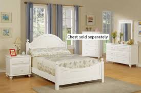 Amazon Com 4pcs Full Size Bedroom Set Cape Cod Style White Finish Kitchen Dining White Bedroom Furniture Twin Size Bedroom Sets Girls Bedroom Furniture