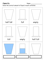 Looking for free reception worksheets? Capacity Worksheets Teaching Resources Capacity Worksheets Kindergarten Worksheets Kindergarten Worksheets Printable