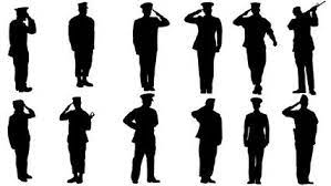 Military Man Salute Silhouette Soldier Silhouette Silhouette Images Silhouette