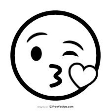 1429 x 1430 jpeg 97 кб. Smiley Face Emoji Drawing Kiss Emoji Emoji Coloring Pages