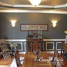 At 7/8 inches wide, this decorative trim is perfect for trimming custom built shelves and Amazon Com Ekena Millwork Cha03x01be Bedford Chair Rail 3 H X 5 8 P X 94 1 2 L Primed Home Improvement