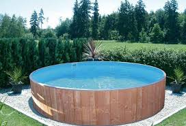 Fun Wood Pool 350 Cm X 120 Cm Mit Holzverkleidung