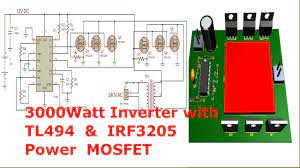Check spelling or type a new query. Tl494 3000w Inverter With Irf3205 Mosfet 12v To 240v Dc To Ac Youtube